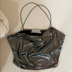 Urban Outfitters Sparkly Crop Top Size XS